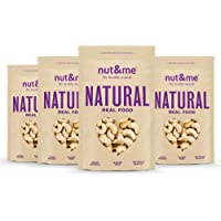 Los mejores  - nut&amp-me | Pack de Anacardos Enteros Naturales | Sin Sal | Sin Gluten | Vegano | (250g x 4 uds)
